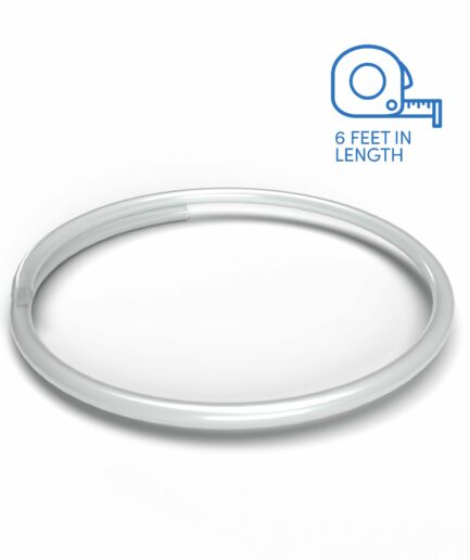 EDV-4000 Clear Continuous Drain Hose - 6’ Length - 12MM OD